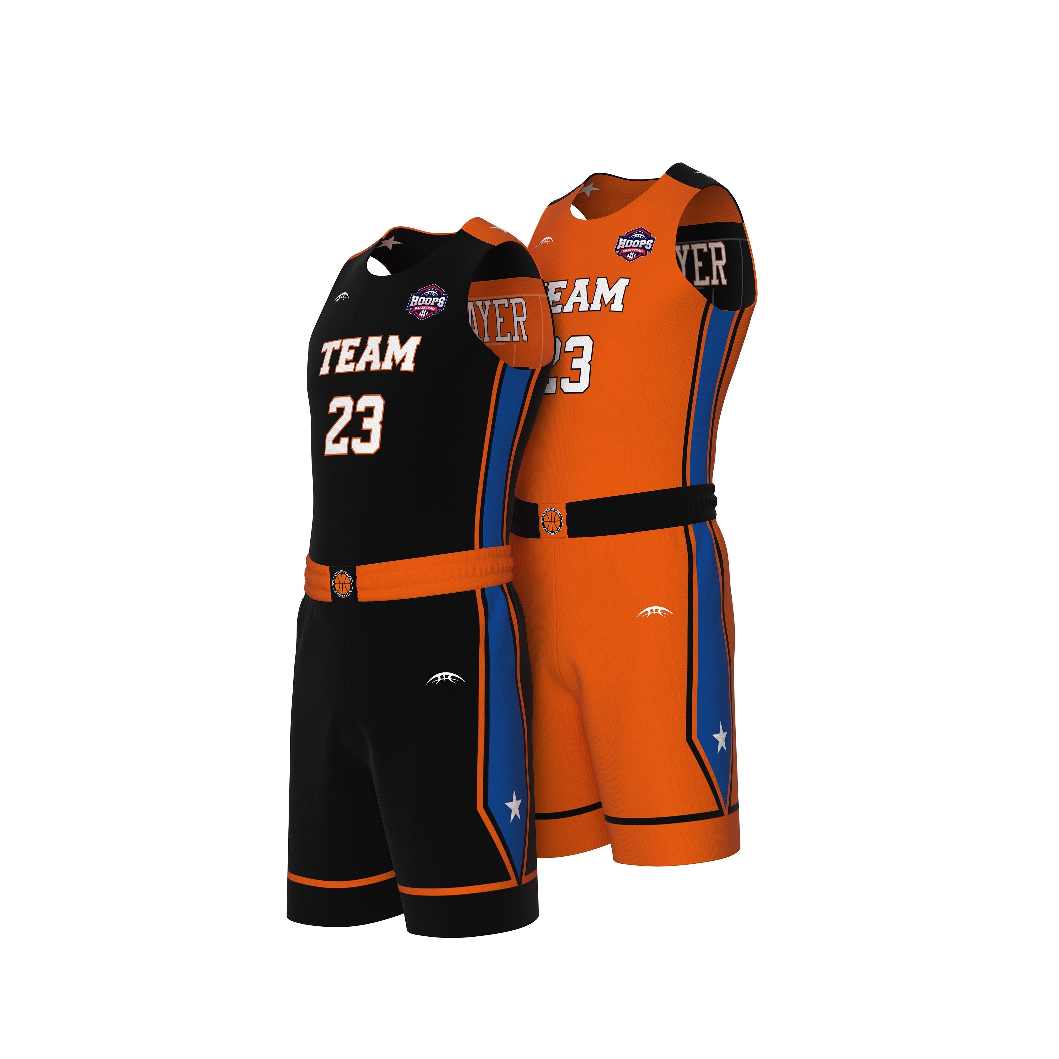 Reversible Basketball Uniform King Style