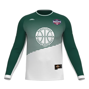 Custom Digital Print Basketball Warm-Up Shirt - 1009