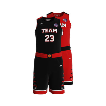 Custom All-Star Reversible Basketball Uniform  - 171 Cowboys